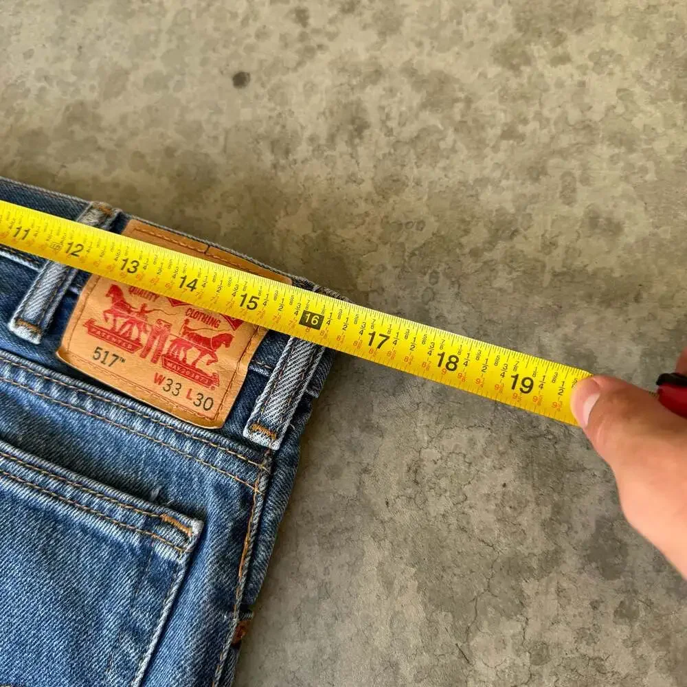 Levi's 517 Vintage Blue Wash Bootcut Denim Jeans
